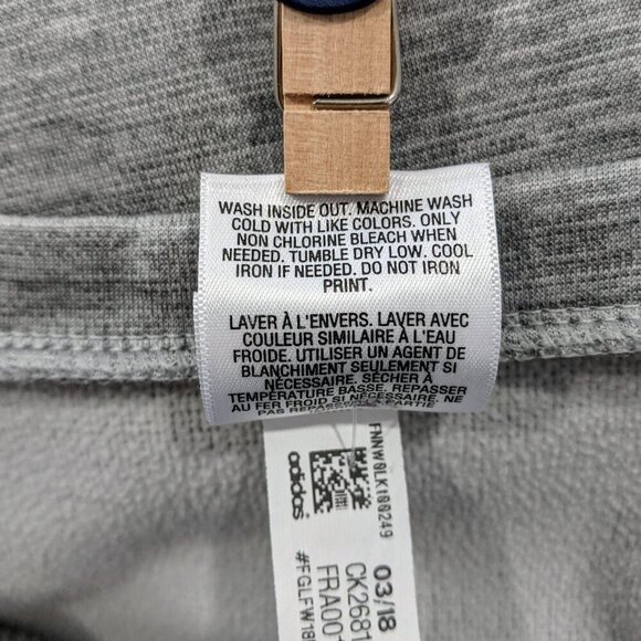 Adidas Girl's Mock Layered Sweatshirt | Girls Size L - Picture 4 of 5